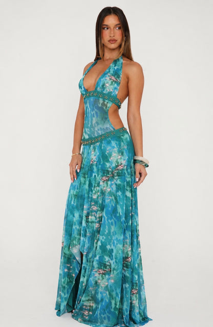 Maxi Dress Crystal Tide