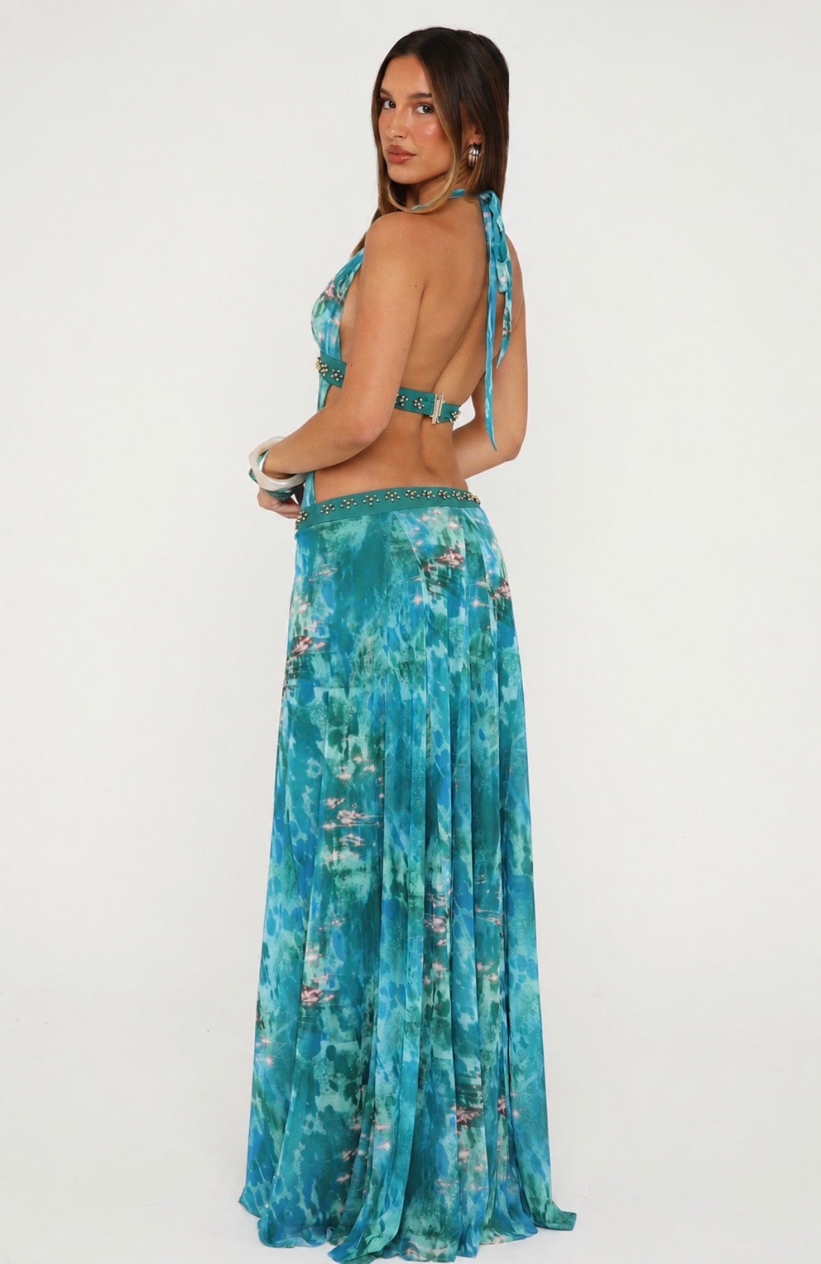 Maxi Dress Crystal Tide