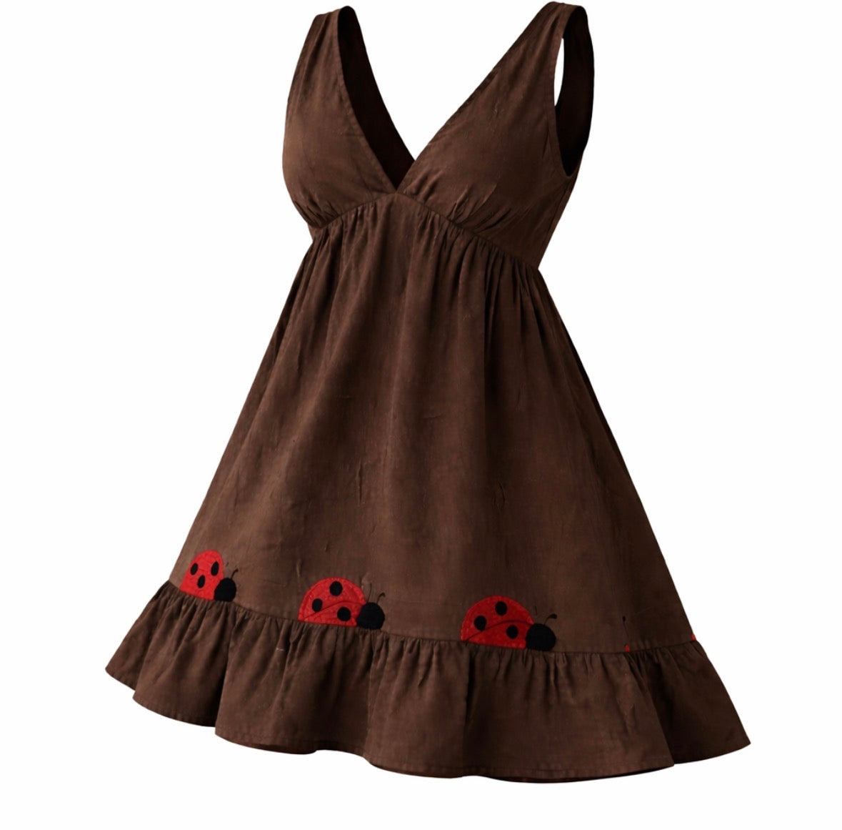 Lux Flora Ladybug Mini Dress