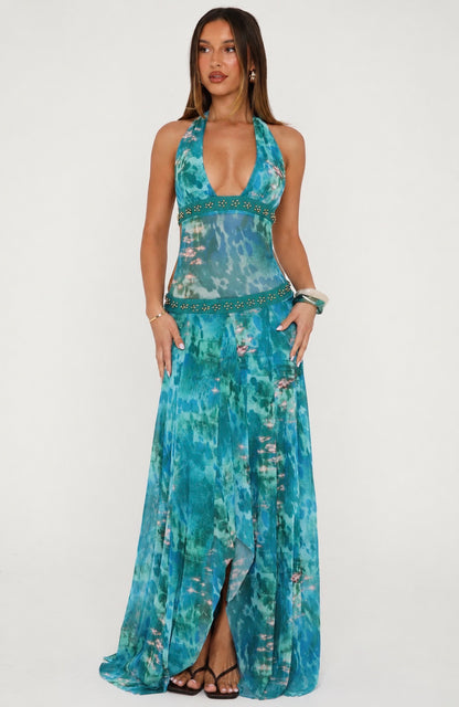 Maxi Dress Crystal Tide