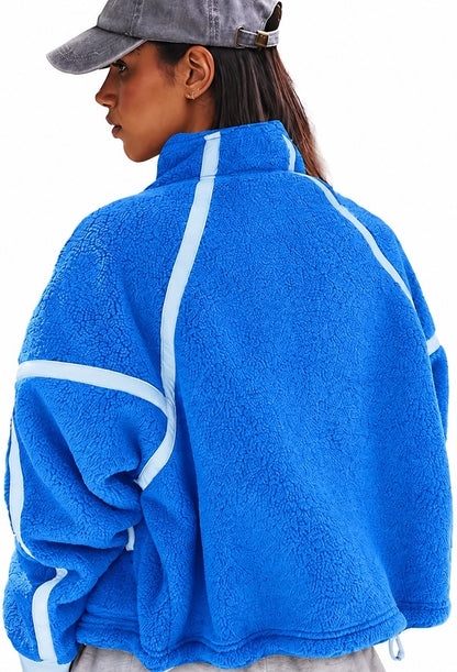 Pink fleece jacket